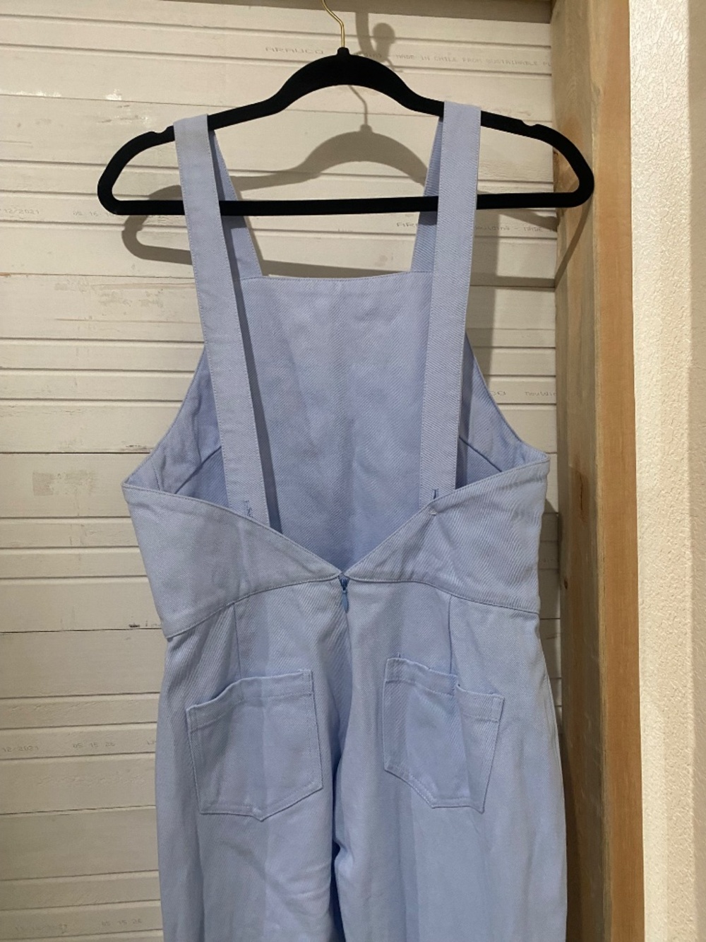 Fillyboo Light Blue Embroidered Jumpsuit with Floral and Bird Motif - Picture 6 of 8